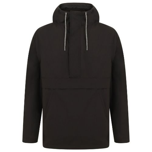 Front Row Pullover Half-Zip Jacket Black